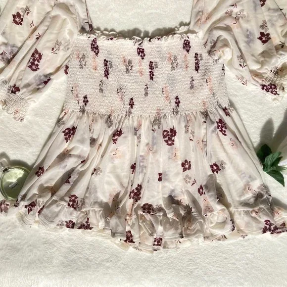 Free People Delta Dawn Floral Top - Picture 4 of 10